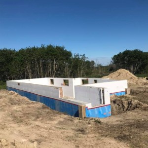 cement foundation preparation